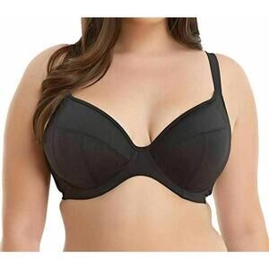 ELOMI 7504 ESSENTIALS UNDERWIRE PLUNGE BIKINI TOP SIZE US 38DDD